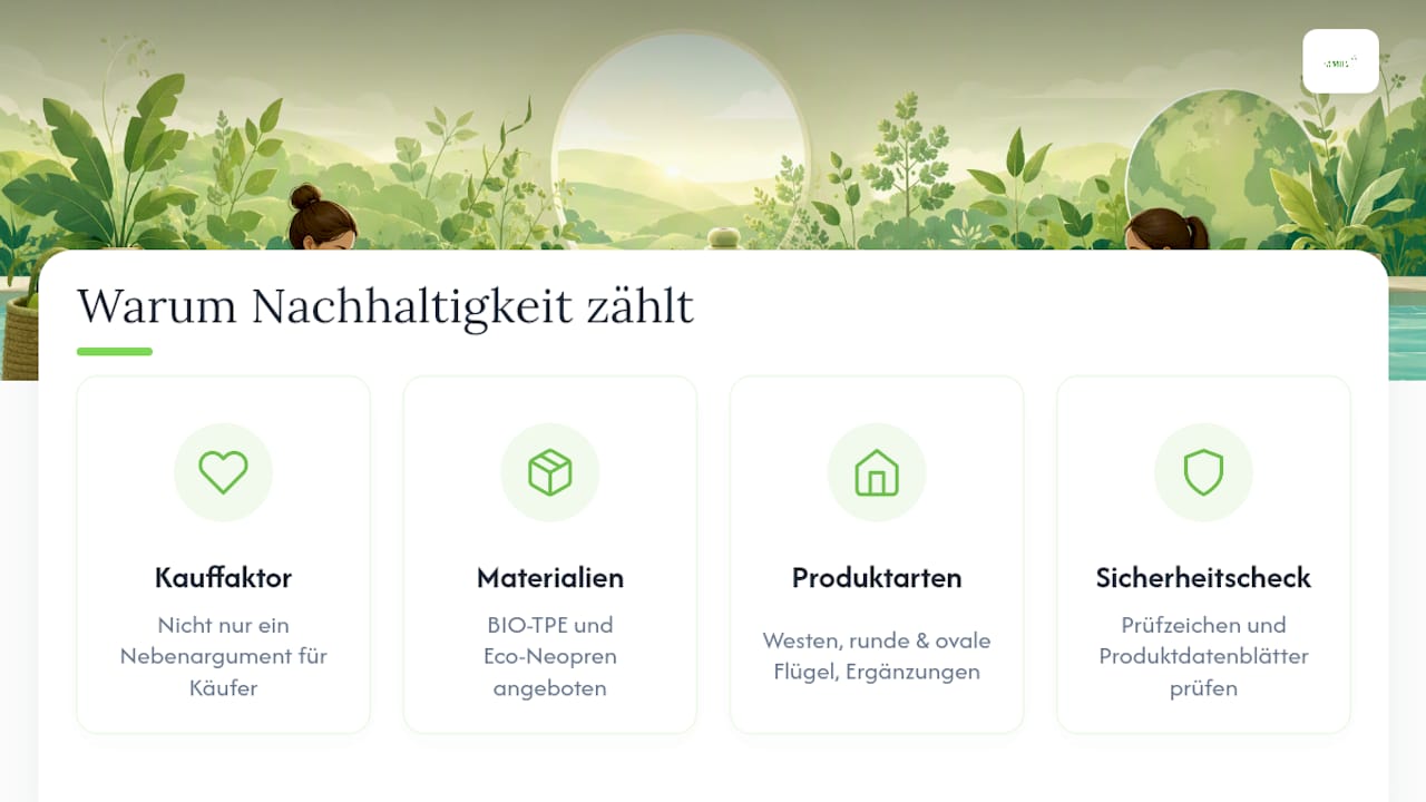 Warum nachhaltige Materialien beim Kauf mitzählen — overview diagram