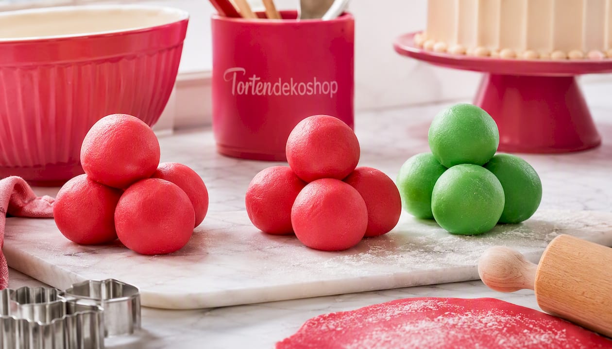 Marzipan angewirkt 70:30 rot, 250g