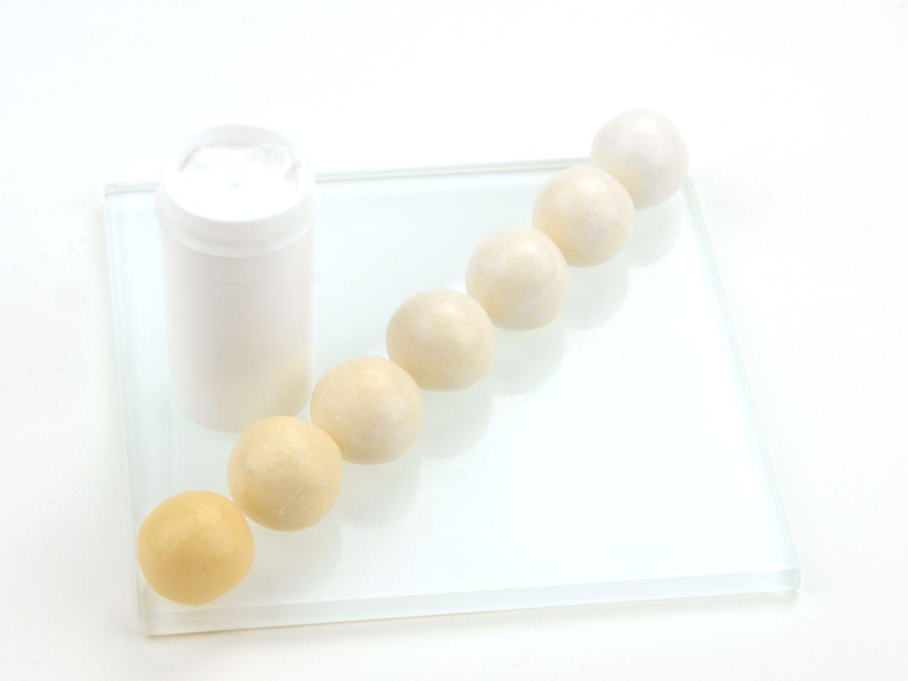 Lebensmittelfarbe Paste perlweiß, 25g