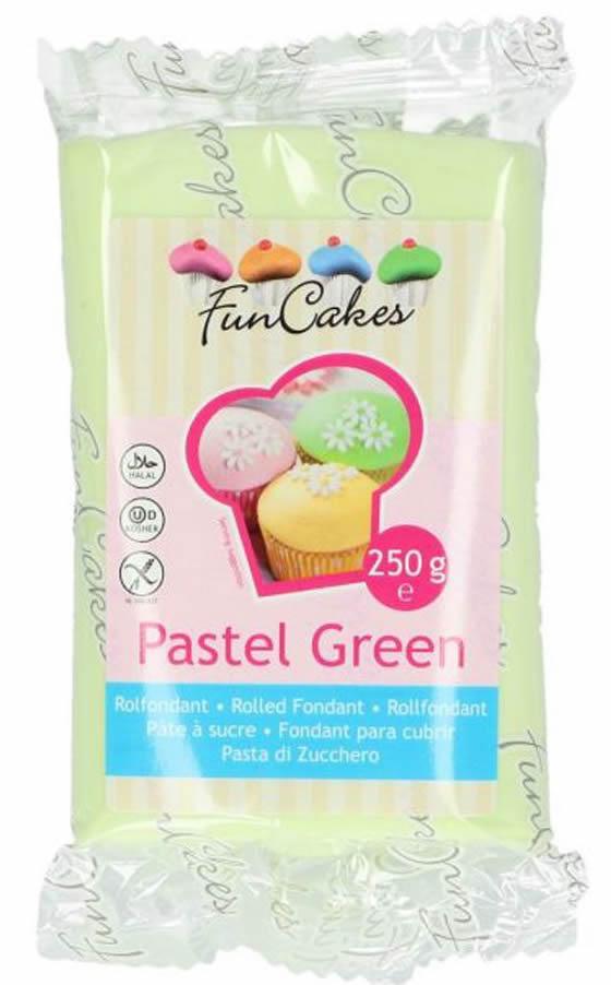 Funcakes Fondant Pastellgrün, 250g