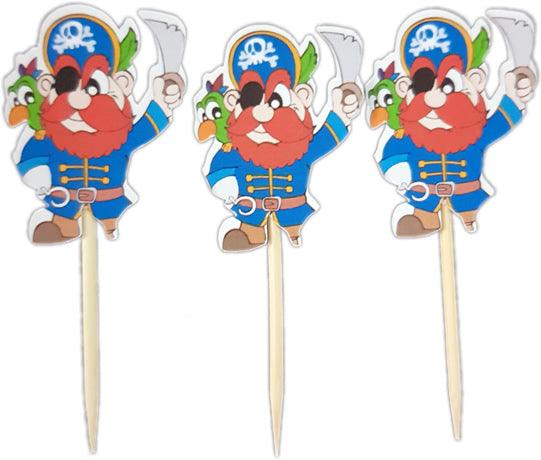 Piraten Thema Kuchen Topper, Cupcake Picks