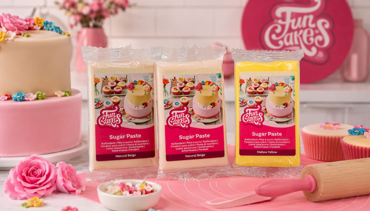 Funcakes Fondant helle Haut, 250g