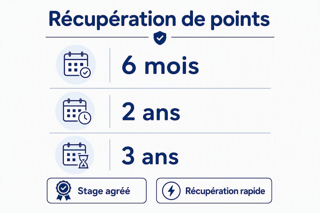 Tout savoir sur les délais pour récupérer ses points de permis : infographie pratique