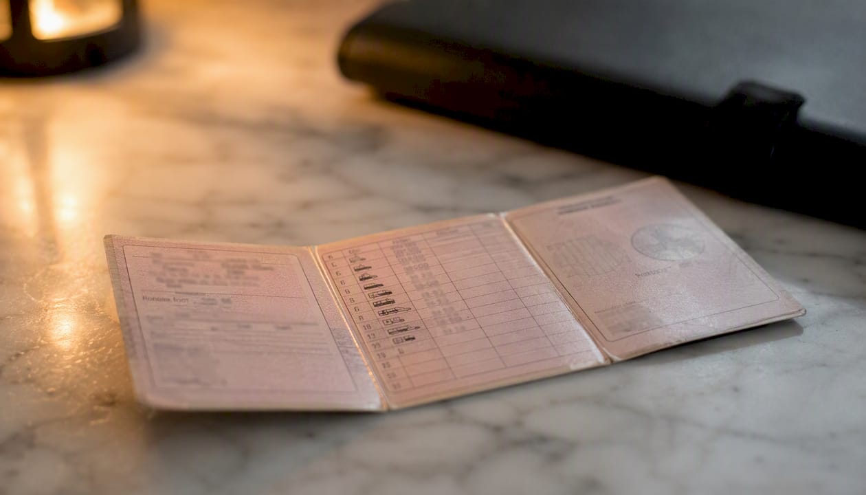 Permis ancien format avec le numéro NEPH visible à côté de la photo