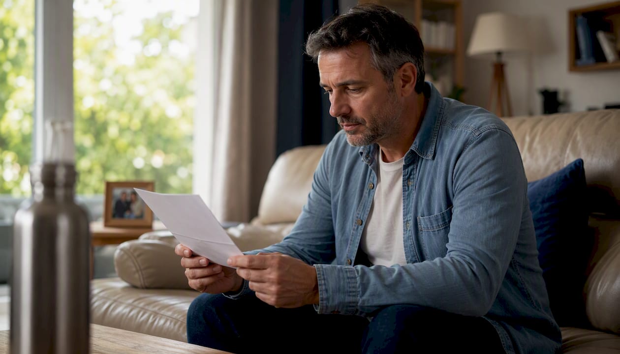 Un conducteur consulte son attestation officielle de récupération de points sur son permis.