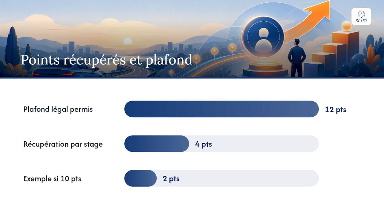 Présentation des seuils de récupération de points et des différentes étapes du processus