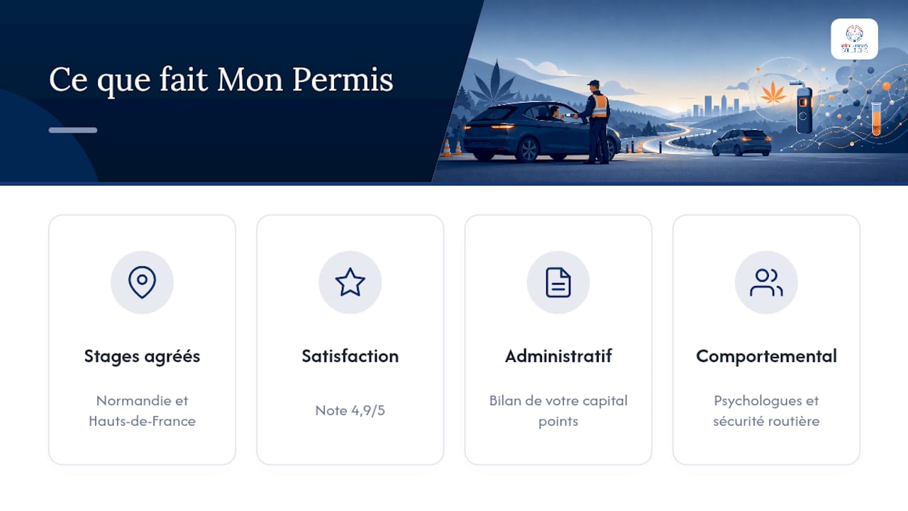 Après un contrôle : ce que Mon Permis Solutions peut faire pour vous — overview diagram