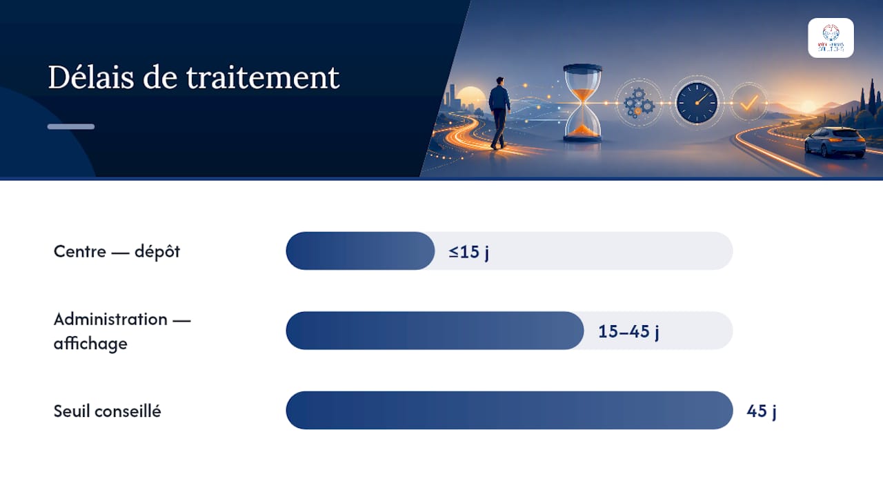 Qui transmet quoi, et dans quels délais ? — overview diagram
