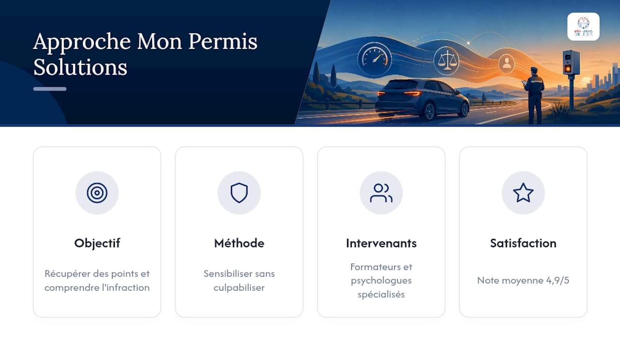 L'approche de Mon Permis Solutions pour préparer votre stage — overview diagram