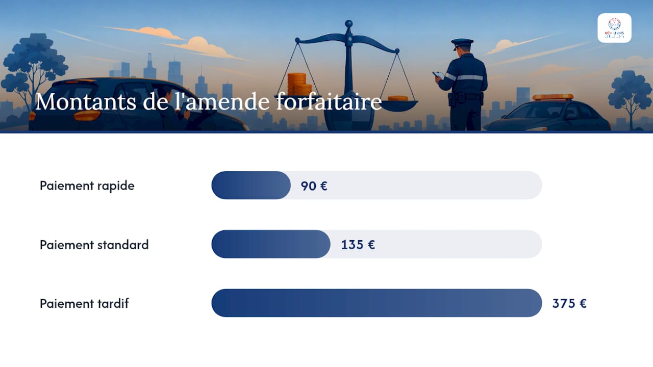 Sanctions pour usage du téléphone au volant : amende, points et risques réels — overview diagram