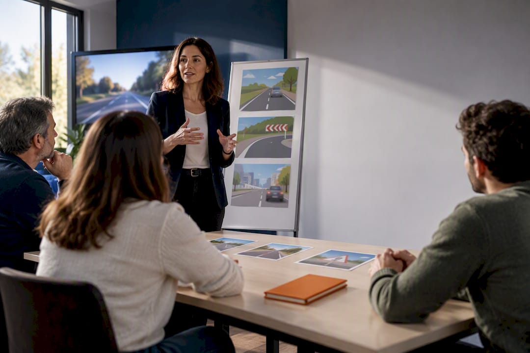 Discussion encadrée lors d'un stage de sensibilisation