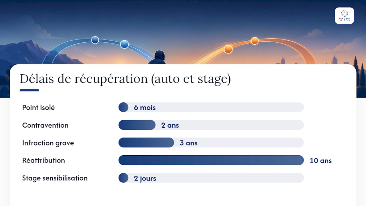 Comment récupérer des points sur son permis moto — overview diagram