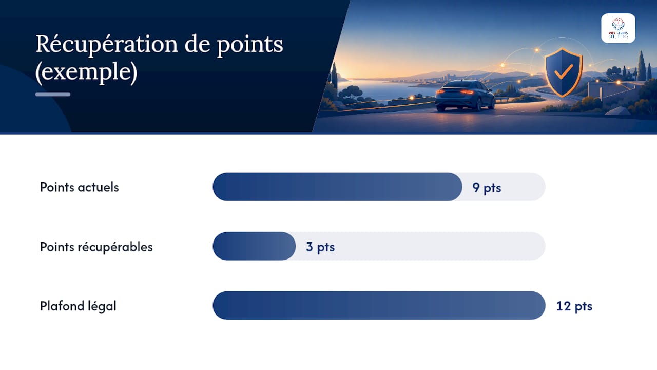 Calcul du plafond légal pour la récupération de points