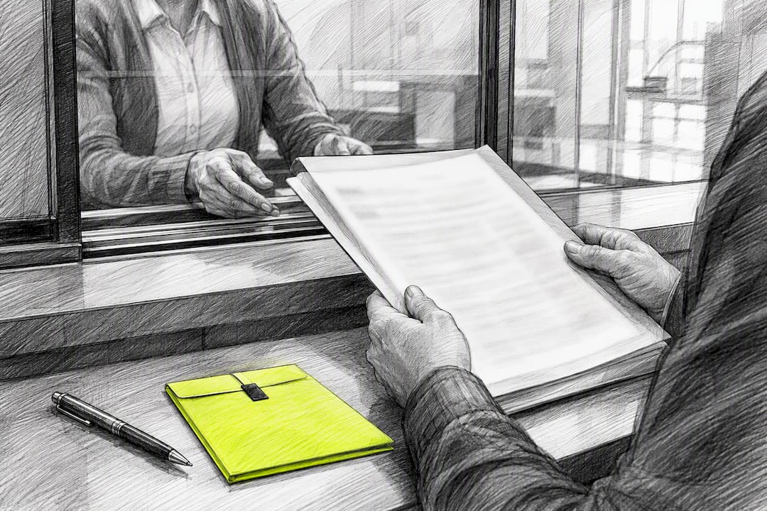 Applicant receiving a consumer disclosure packet