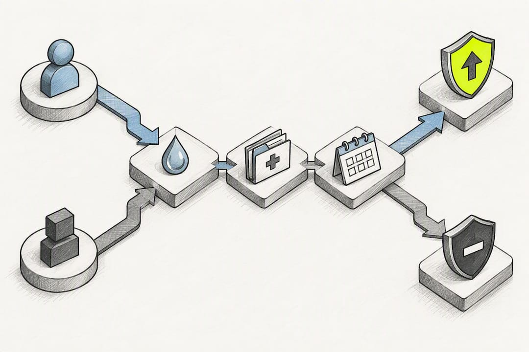 Two diabetes underwriting pathways compared