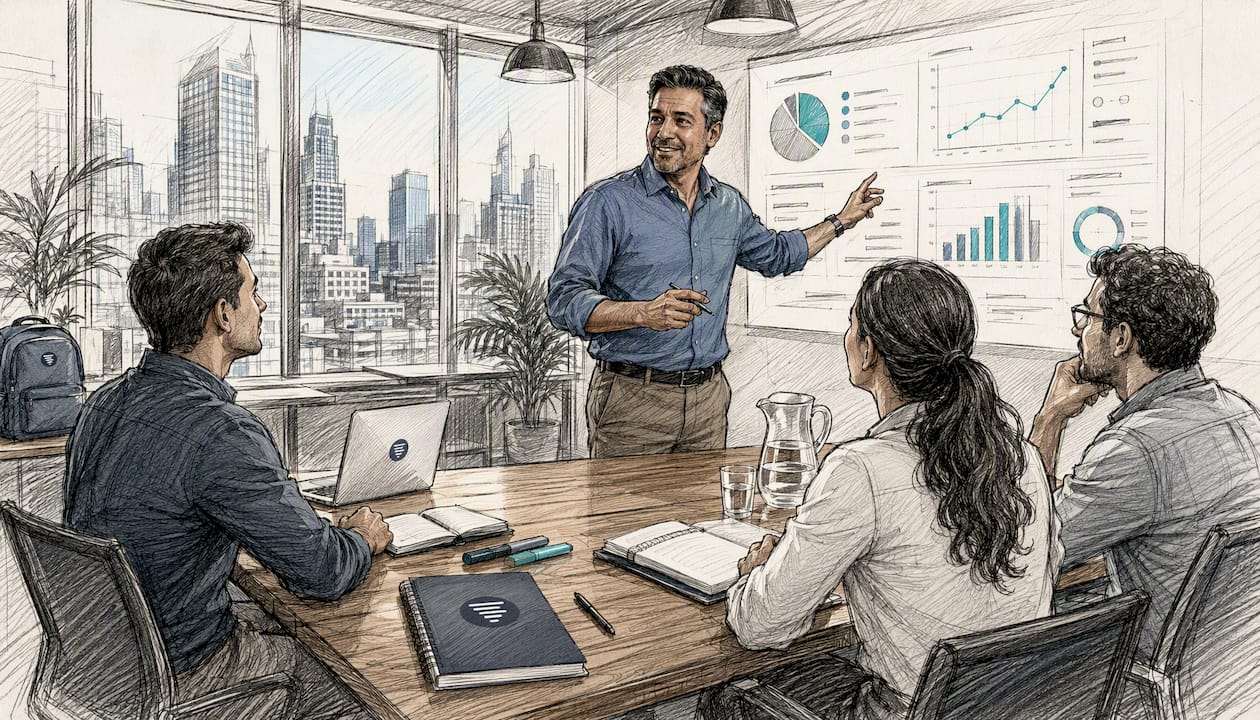 Business presentation on Microsoft Dynamics