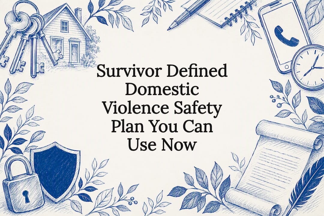 Survivor Defined Domestic Violence Safety Plan You Can Use Now