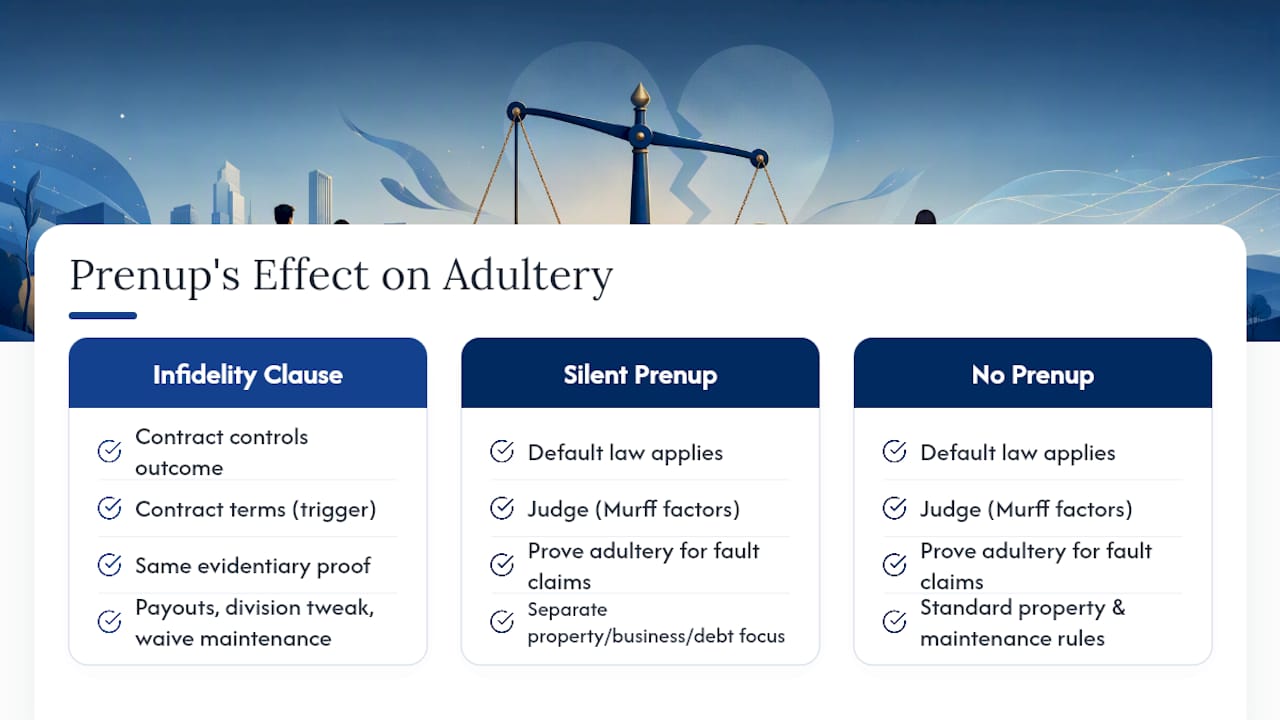 How Does a Prenup Change the Adultery Conversation? — overview diagram