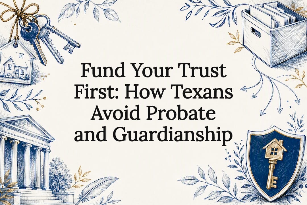 Fund Your Trust First: How Texans Avoid Probate and Guardianship