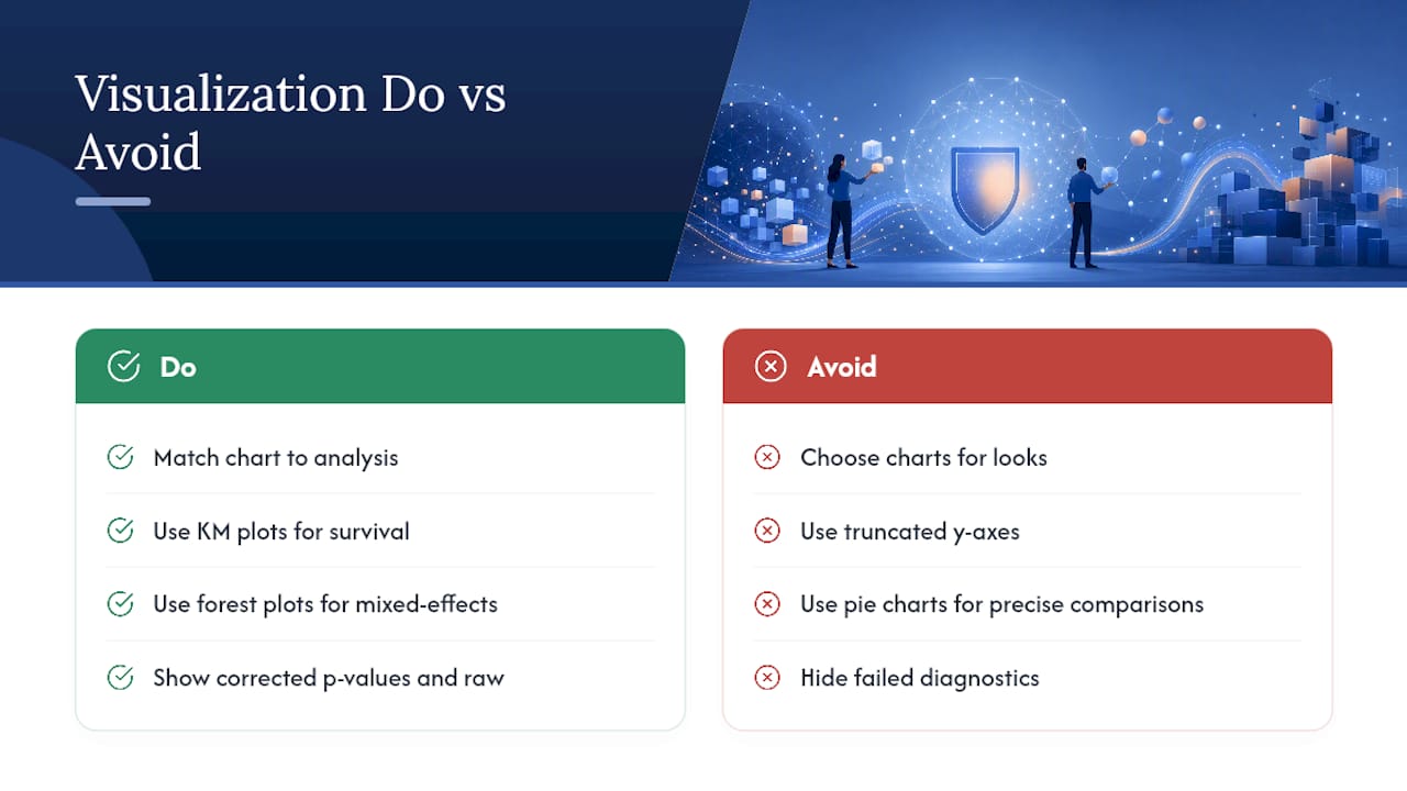How Should You Visualize and Interpret Self-Service Analysis Results? — overview diagram