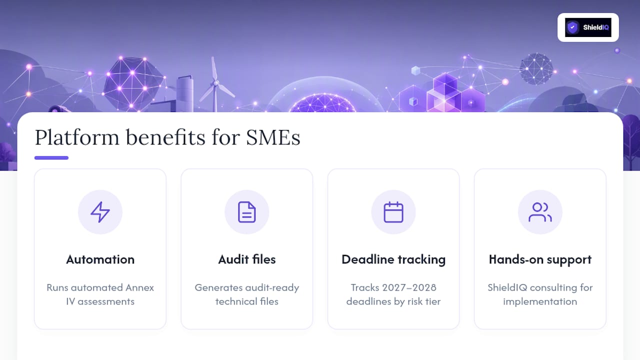 Get audit-ready for the EU AI Act without hiring a compliance team — overview diagram