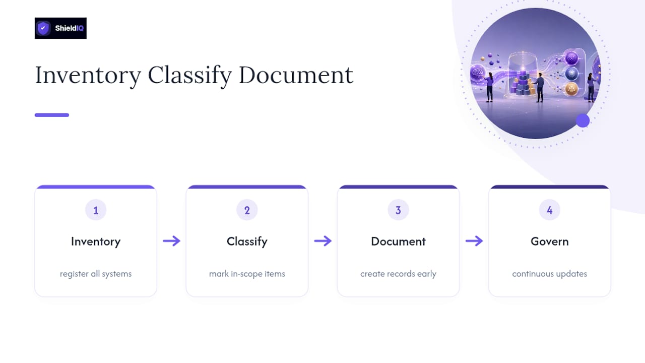 AI inventory classification documentation workflow