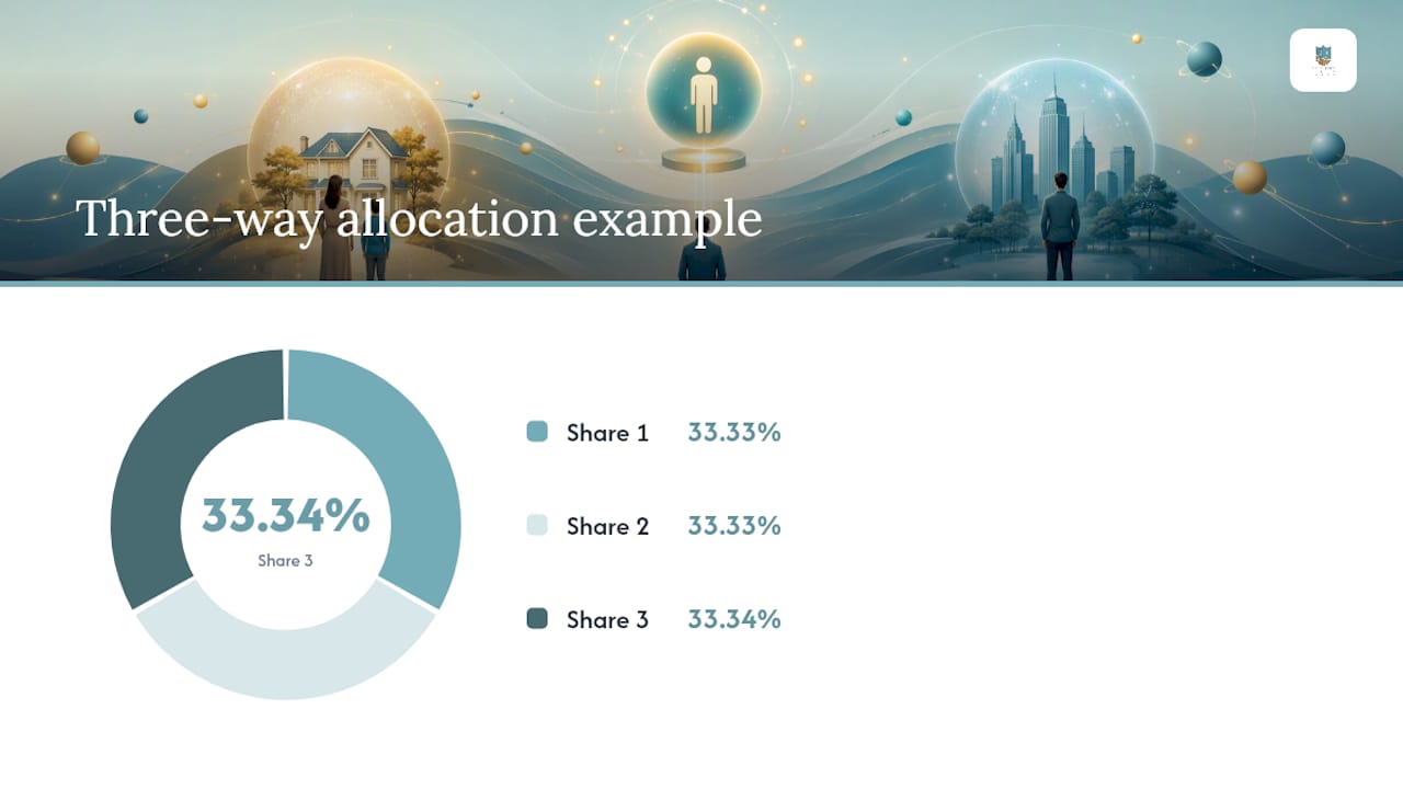 Checklist of estate beneficiary documentation fields