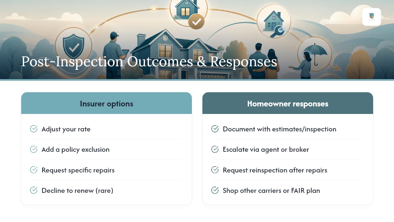 After the Inspection: The Report, the Timeline, and How to Push Back — overview diagram