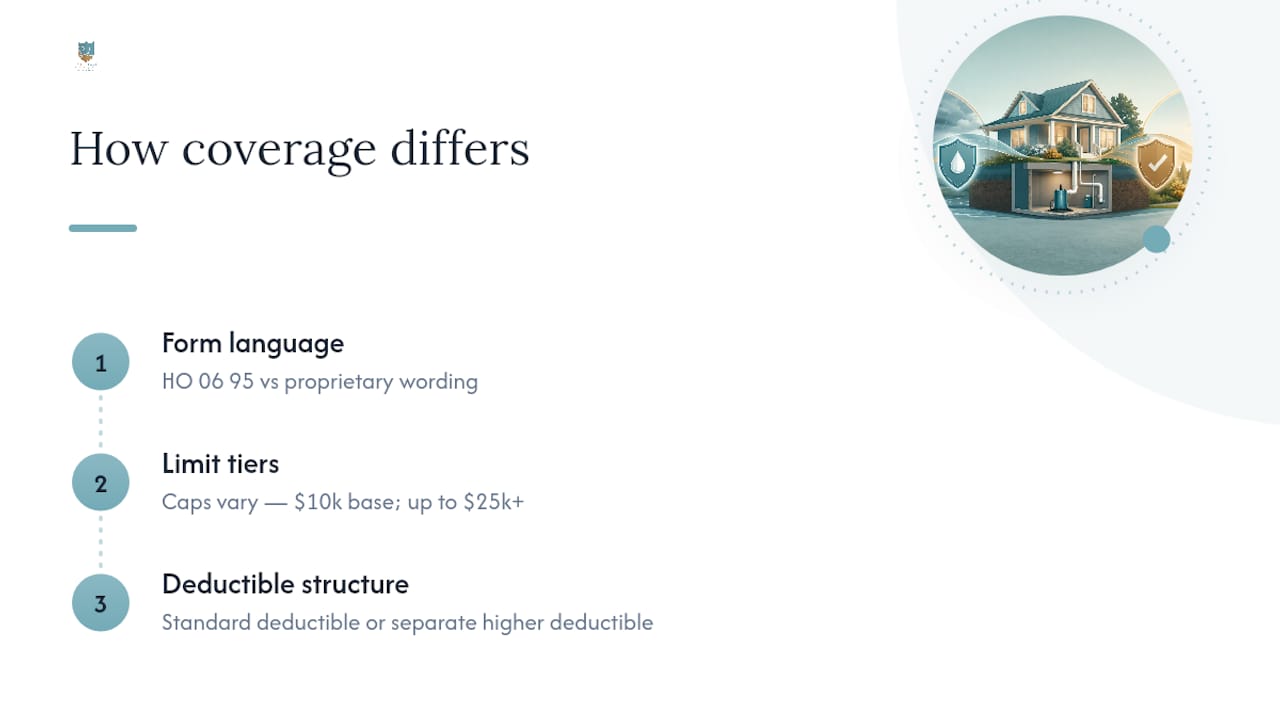 How Coverage Differs Across Insurance Providers — overview diagram