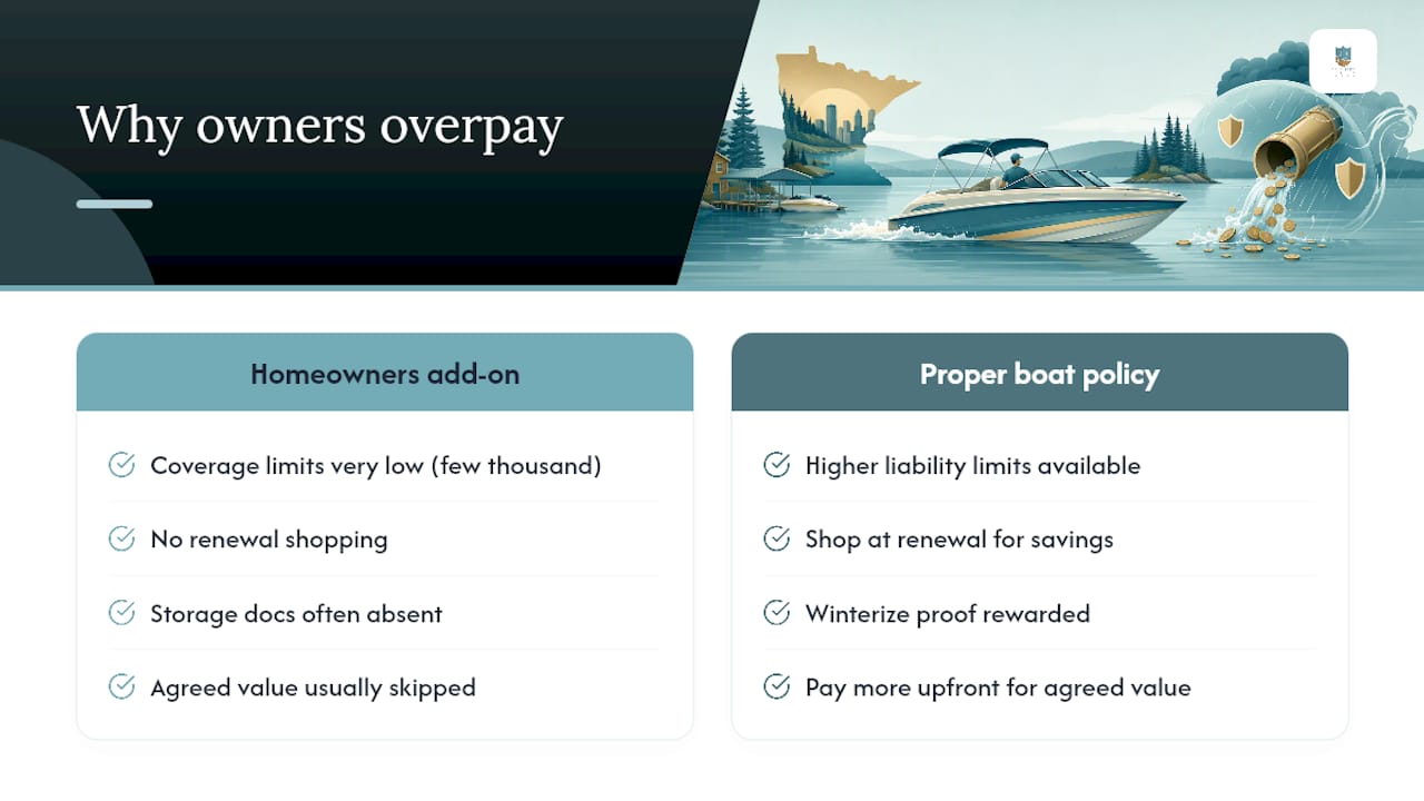 A broker's take on why Minnesota boat owners overpay — overview diagram