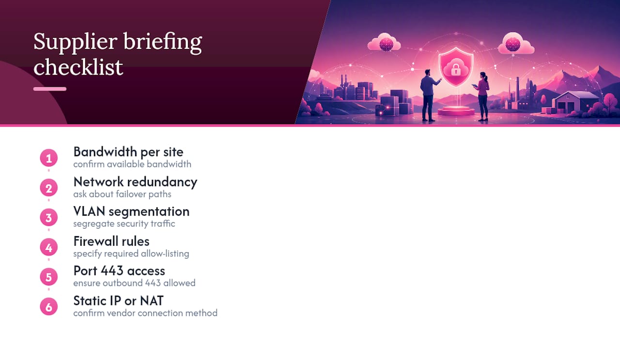 Six network checks for cloud access control