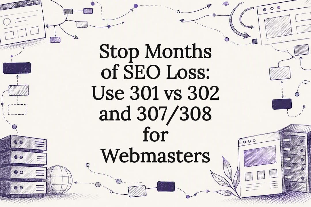 Stop Months of SEO Loss: Use 301 vs 302 and 307/308 for Webmasters