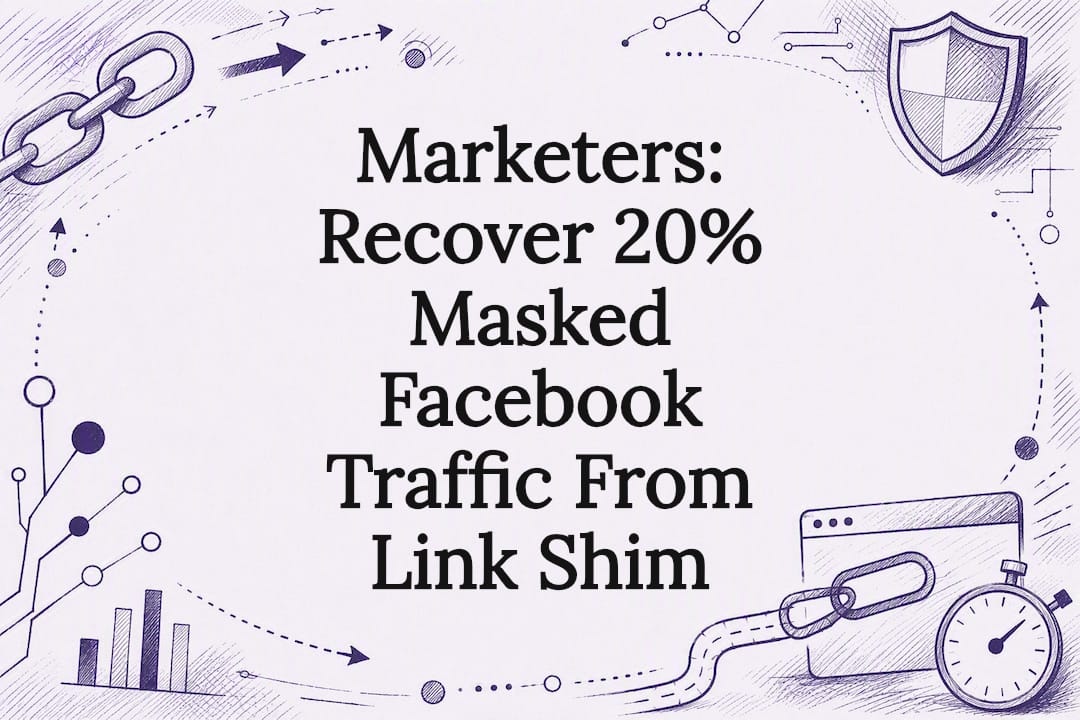 Marketers: Recover 20% Masked Facebook Traffic From Link Shim