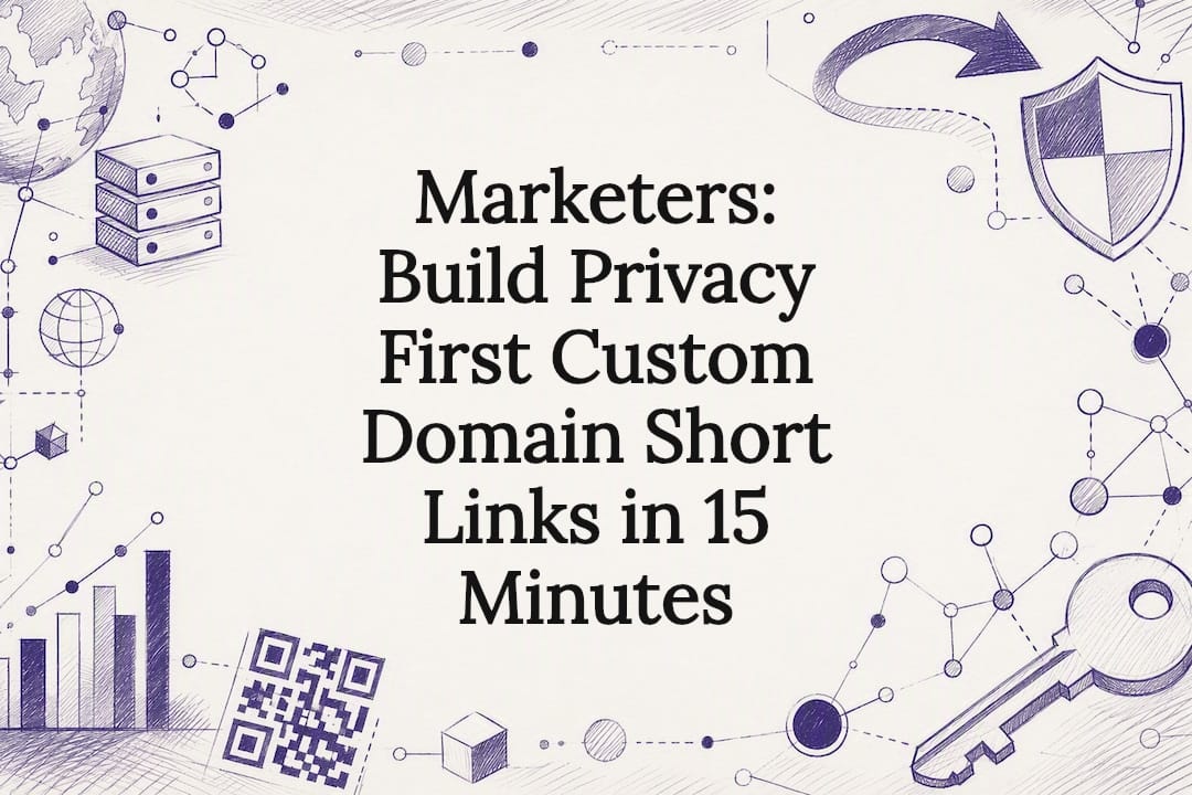 Marketers: Build Privacy First Custom Domain Short Links in 15 Minutes