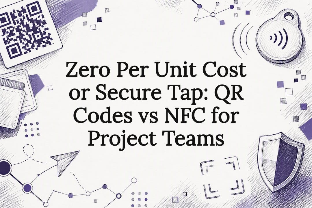 Zero Per Unit Cost or Secure Tap: QR Codes vs NFC for Project Teams
