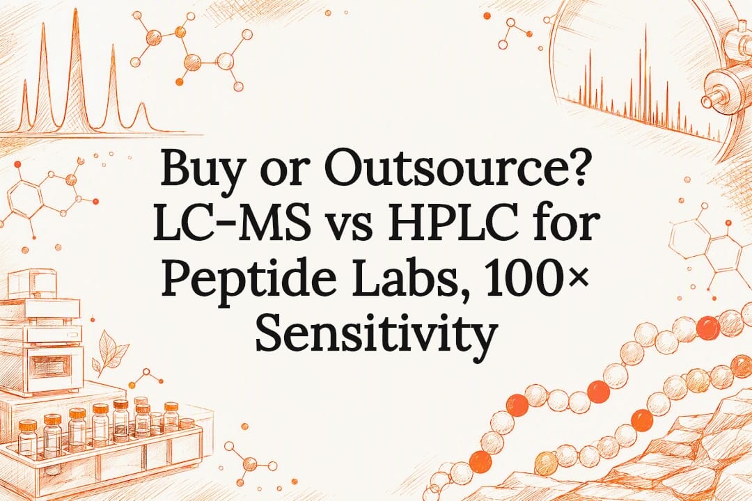 LC-MS and HPLC peptide testing title card