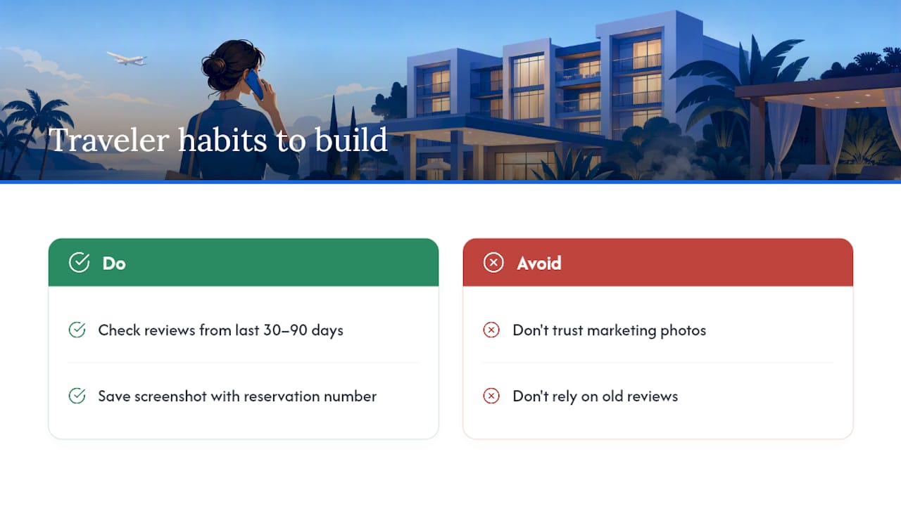 Two Habits I'd Tell Any Traveler to Build — overview diagram