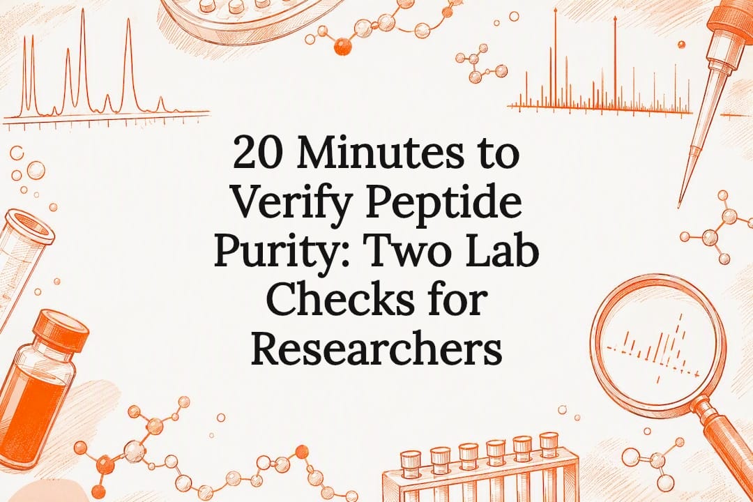 Peptide purity testing title card
