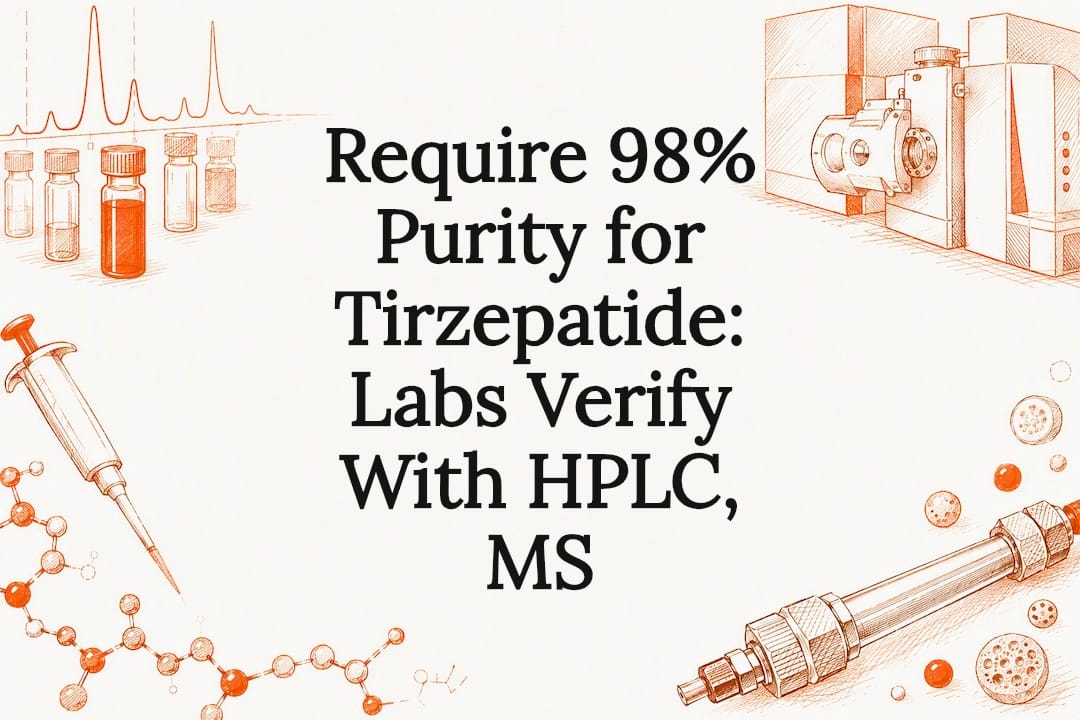 Tirzepatide laboratory testing title card