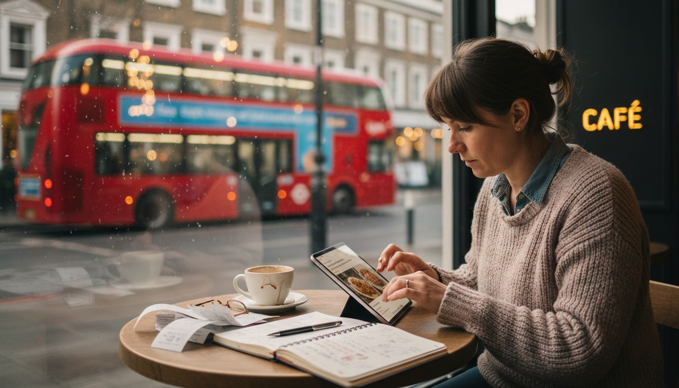 London cafe owner updates online profile