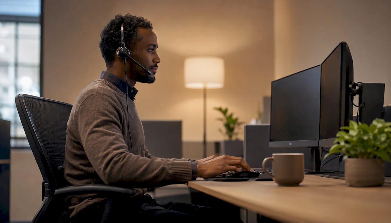 Contact center agent handling callback calls