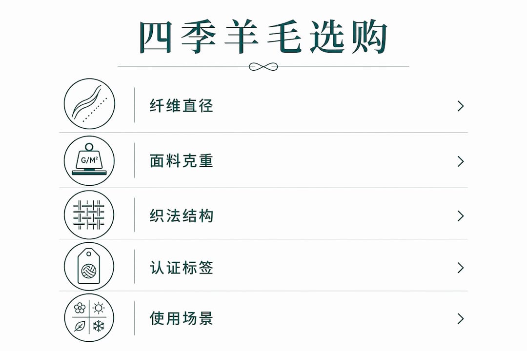 四季羊毛挑选全攻略