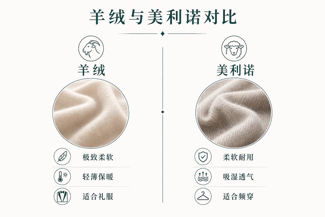 羊绒和美利奴羊毛面料优缺点对比一览