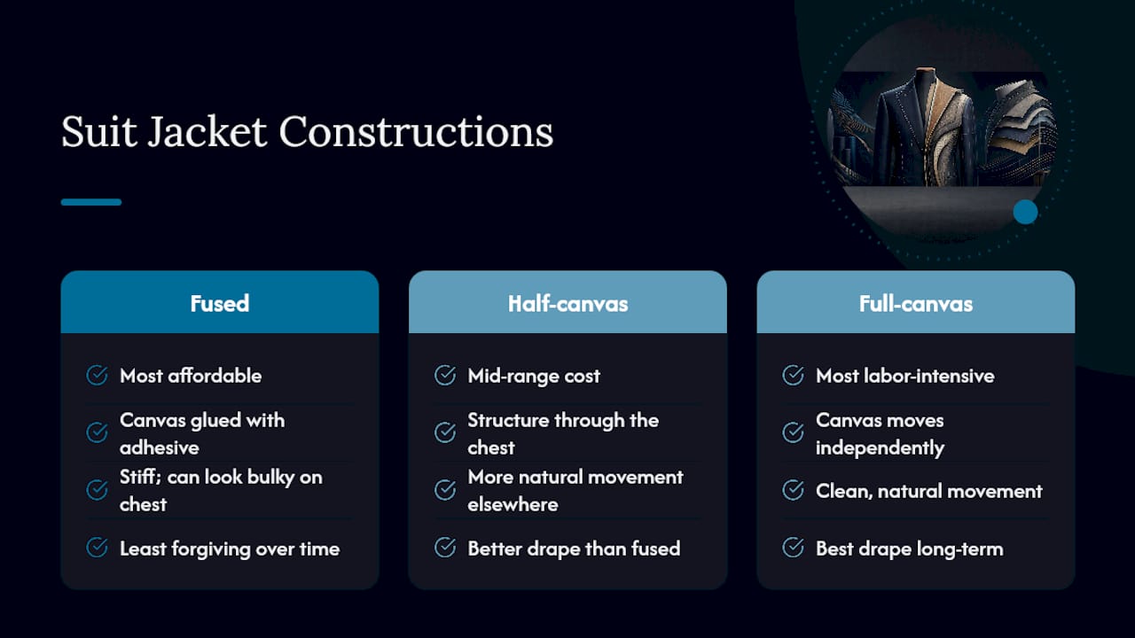 Which Fabrics and Construction Methods Fit Bigger Frames Best? — overview diagram