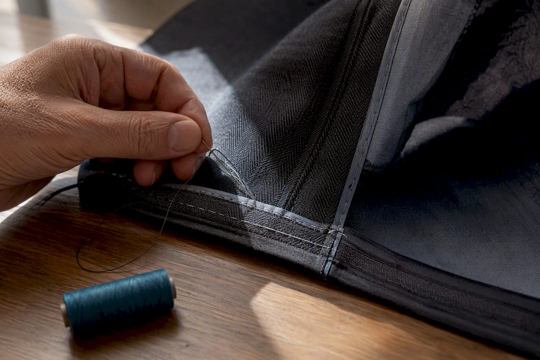 Tailor reinforcing jacket side seam