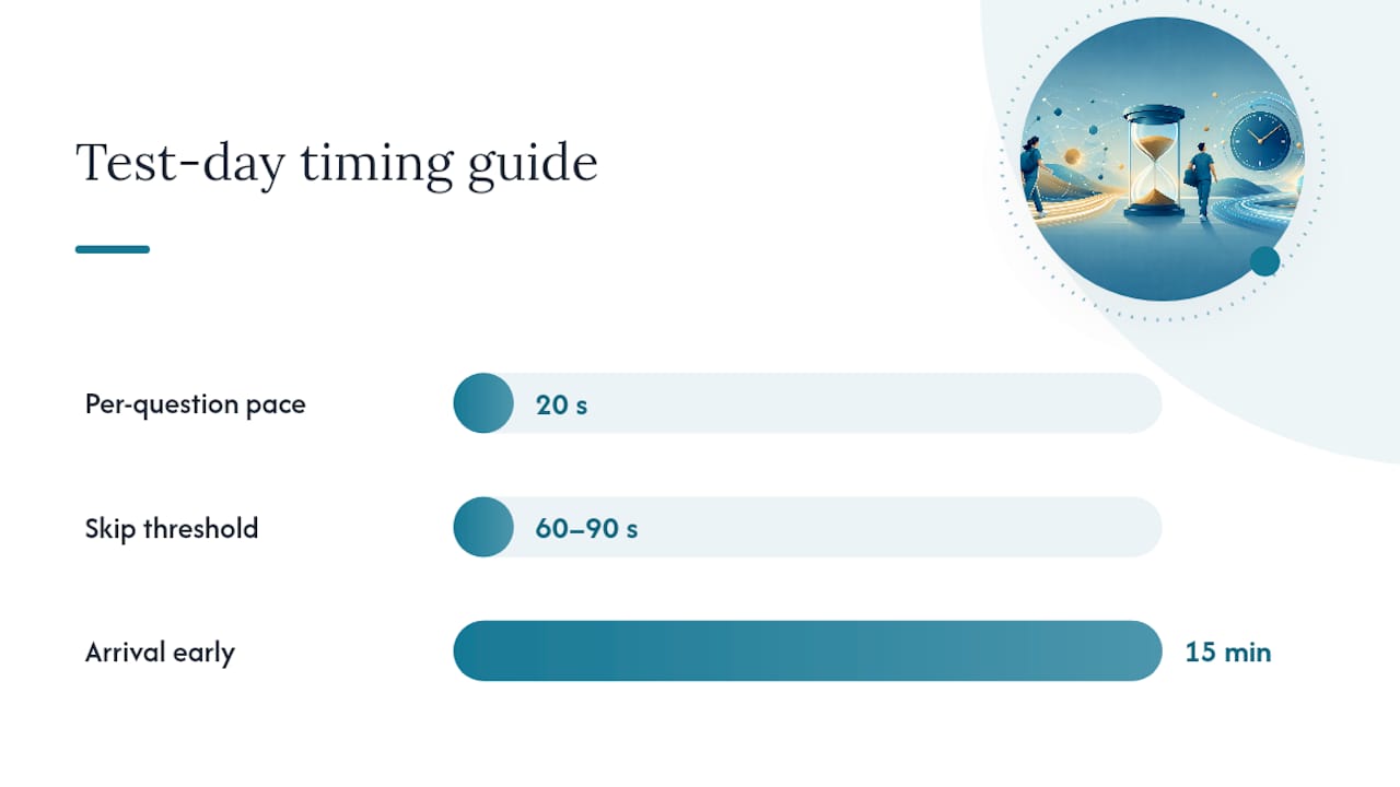 Test-Day Checklist and How to Read Your Score — overview diagram