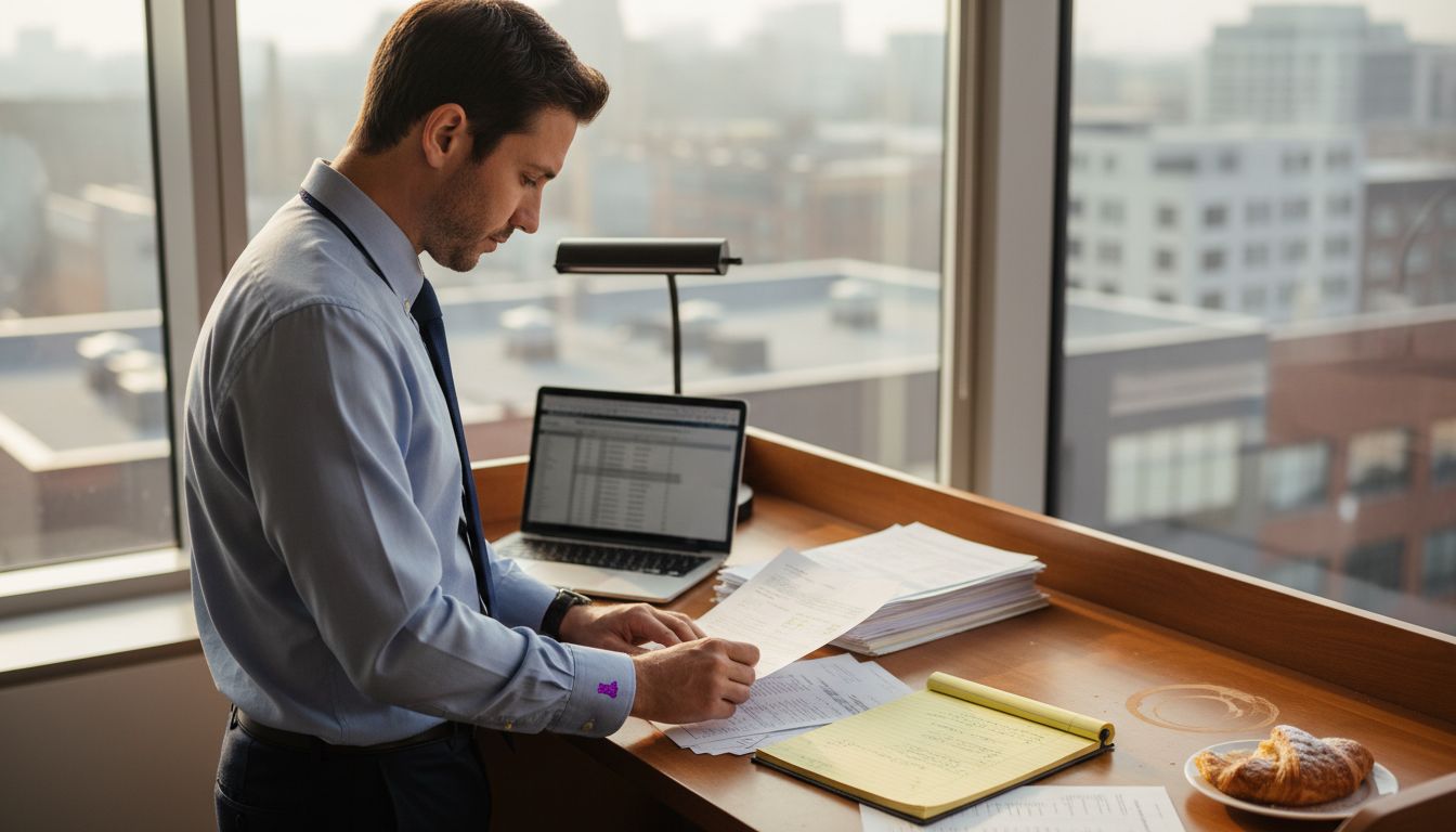 Compliance officer reviews fintech licence application