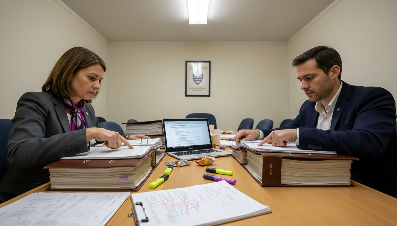 Financial professionals discuss regulatory documents