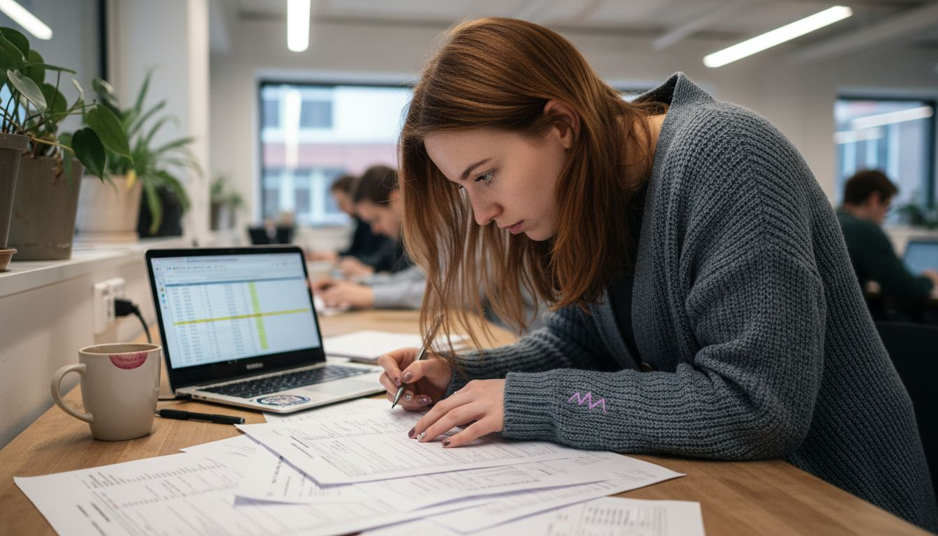 Founder reviewing offshore licensing documents