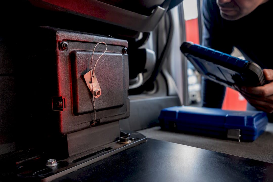 Sealed speed limiter during vehicle inspection